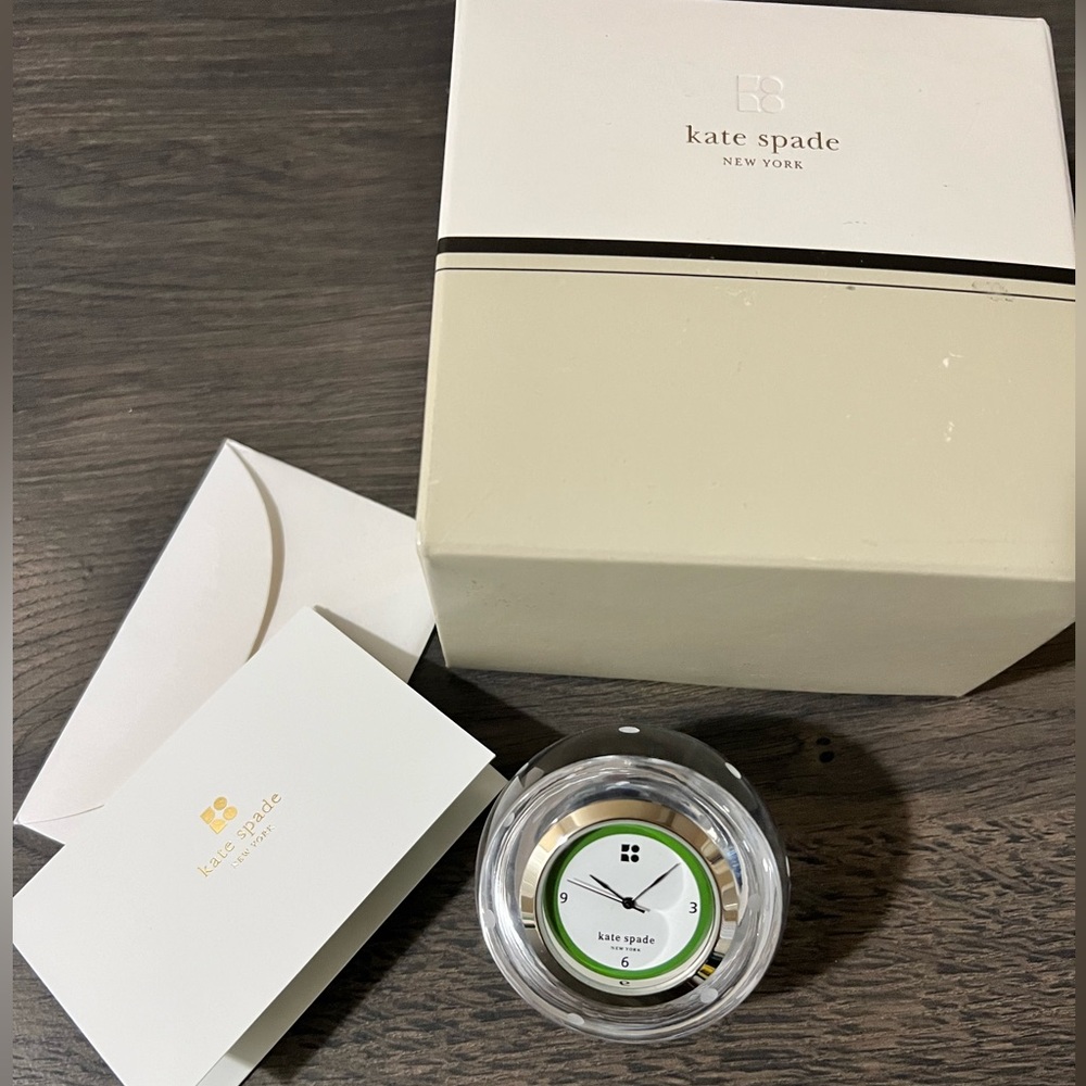 Kate Spade For Lenox Crystal Clock